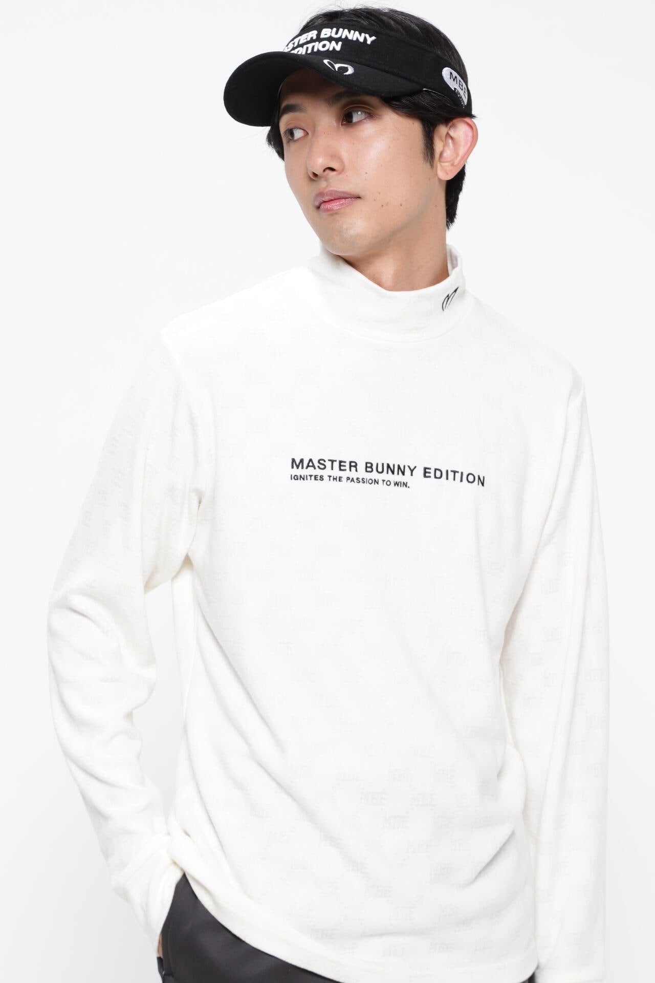 タグ付き MASTER BUNNY ハイネックシャツグレー タグ付き MASTER BUNNY