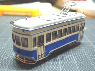 鉄道模型工房 / 車輌工作 / 横浜市電500型の走行する模型を作る