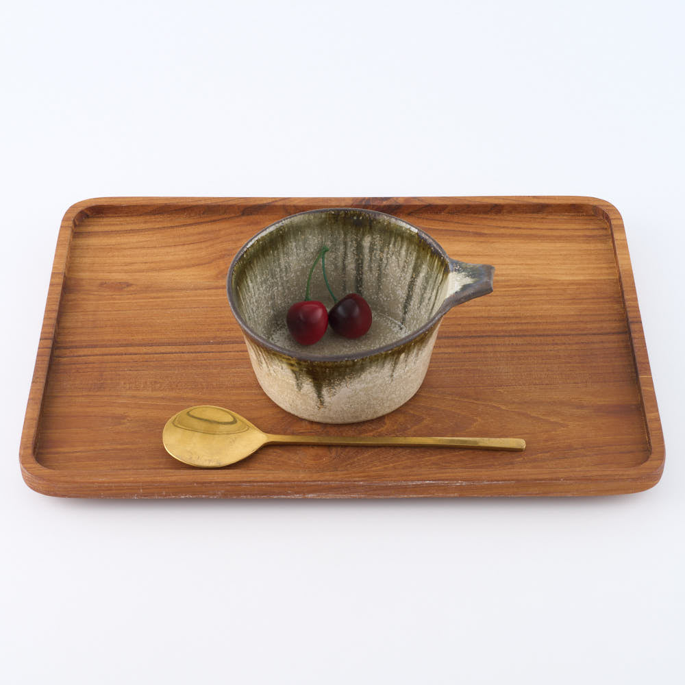 作家 藤原純 タブ深鉢 白 ¥4,400 大人の焼き物