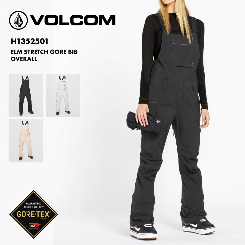 VOLCOM/ボルコム レディース GORE-TEX スノー ビブパンツ ELM STRETCH