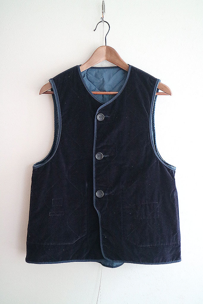 Engineered Garments リバーシブルベロアキルティングベスト