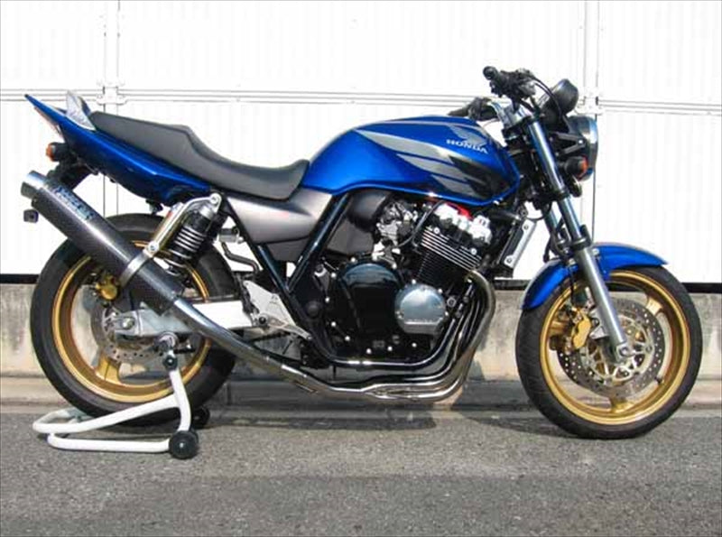ダブルアールズ WR`S フルEX ラウンドカーボンサイレンサー CB400SF H