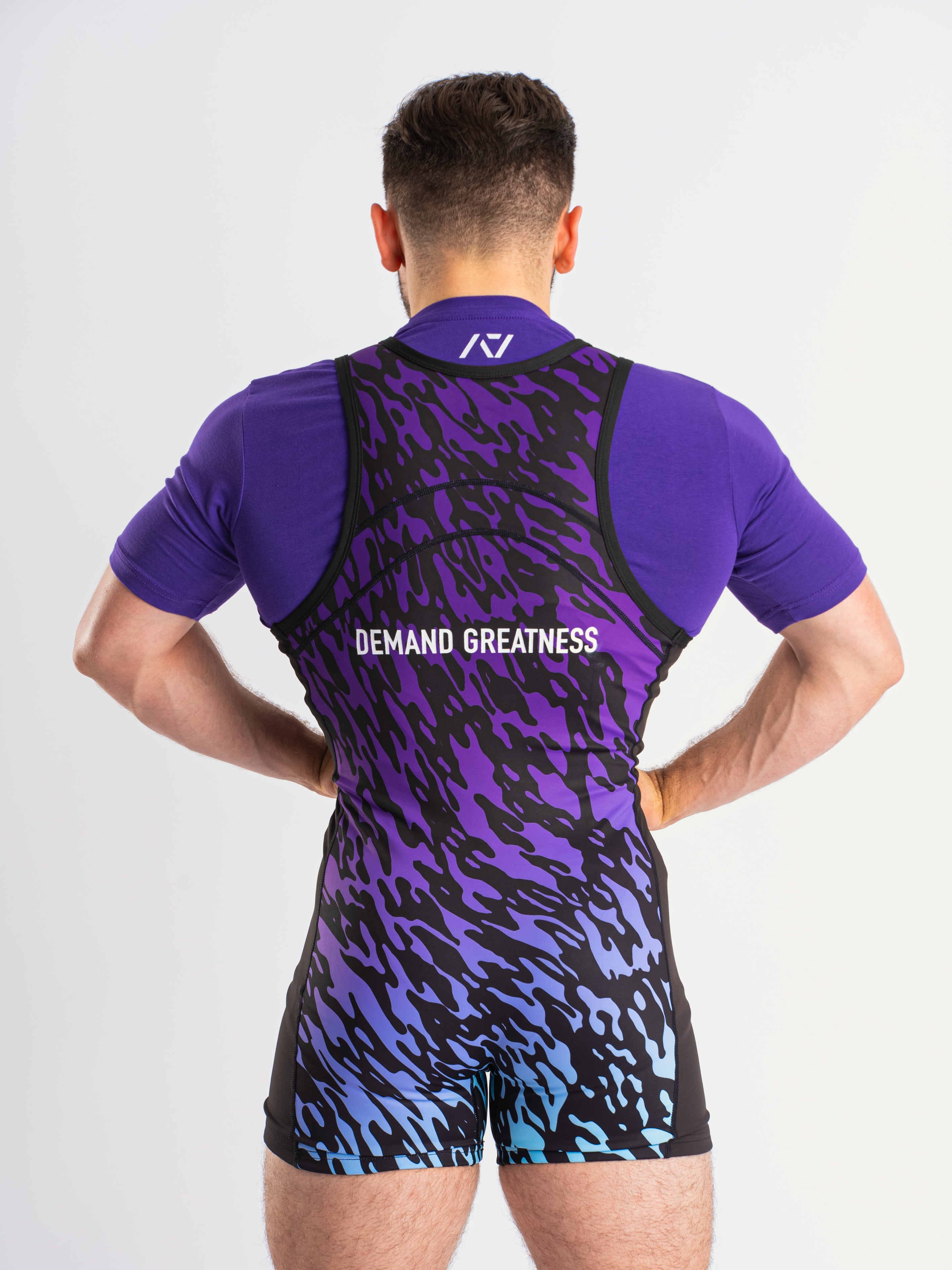 Rausch Men's Singlet - Purple | A7 UK shipping to Europe