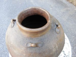 古備前焼き（四耳壺）江戸期 | アンティークかずさ