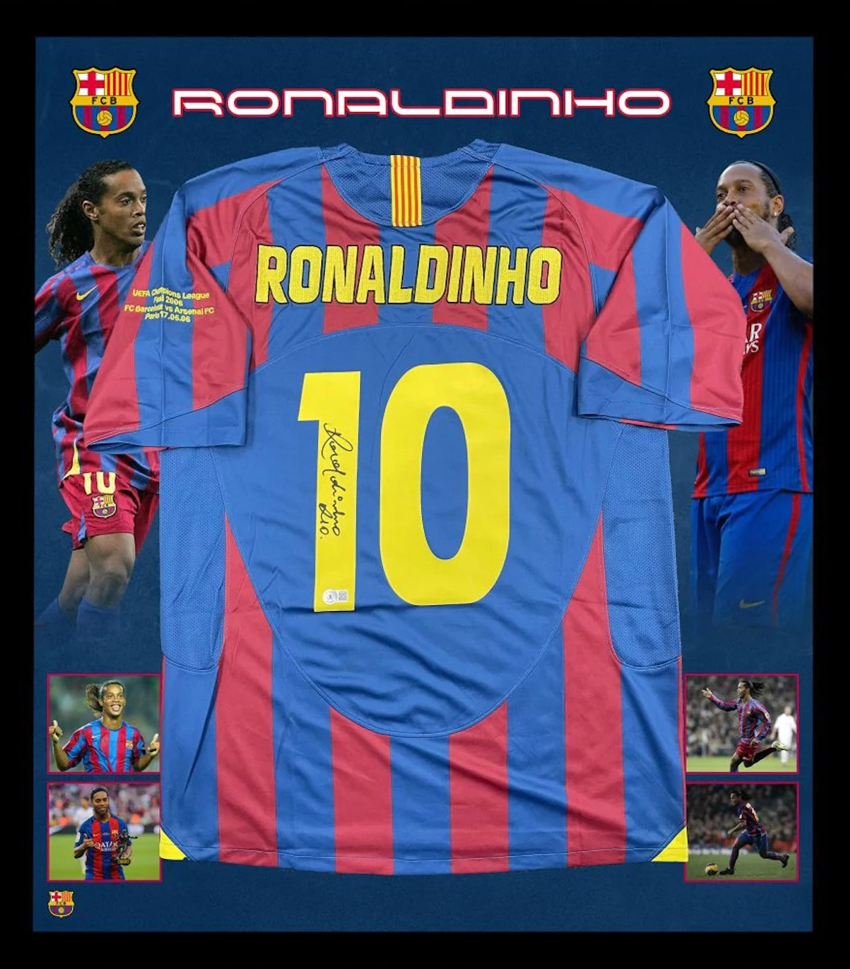 ACミラン RIVALDO 11 直筆サイン ユニフォーム ACミラン RIVALDO 11