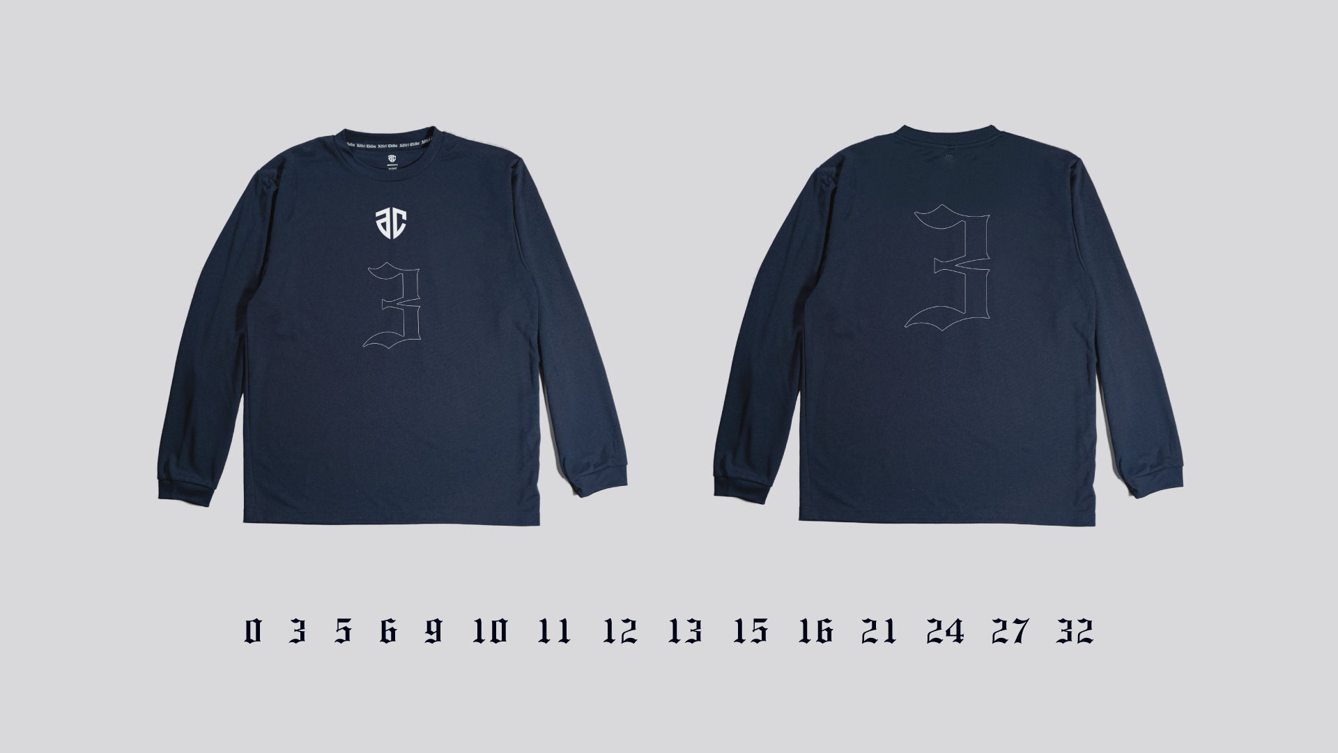 ALTIRI CHIBA NUMBERED DRY LONG SLEEVE T-SHIRT」受注販売のお知らせ