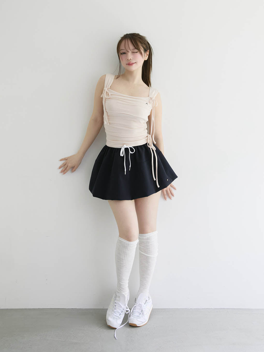 ANDMARY】Murphy flare mini skirt