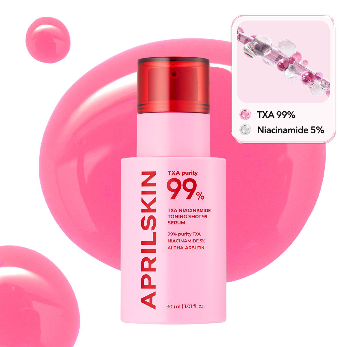 TXA Niacinamide Toning Shot 99 Spicule Serum – APRILSKIN US