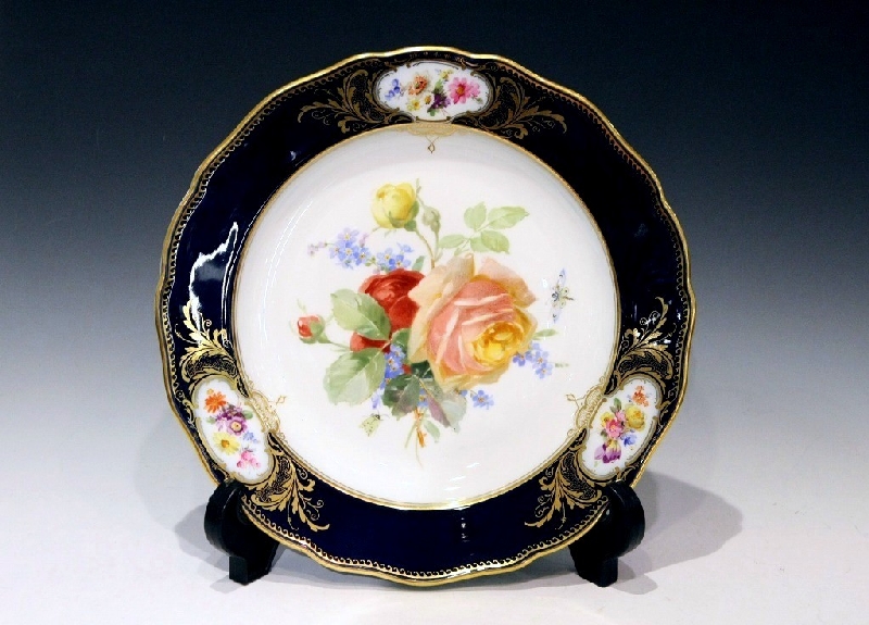 マイセンP「自然主義バラ」A