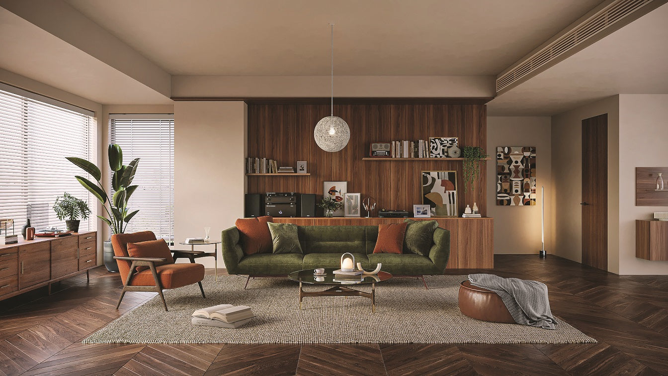 光と陰影で魅せる、ミッドセンチュリーリビング｜ARTWORKSTUDIO公式