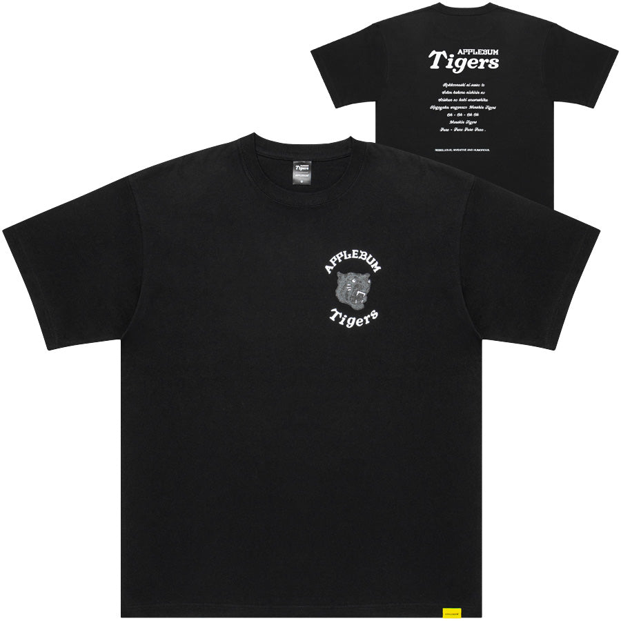 アップルバム 阪神タイガース コラボ Tシャツ APPLEBUM BLACK TIGER T