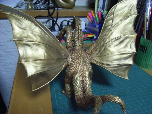 キングギドラ完成（リペイント） | 昭和怪獣ランド