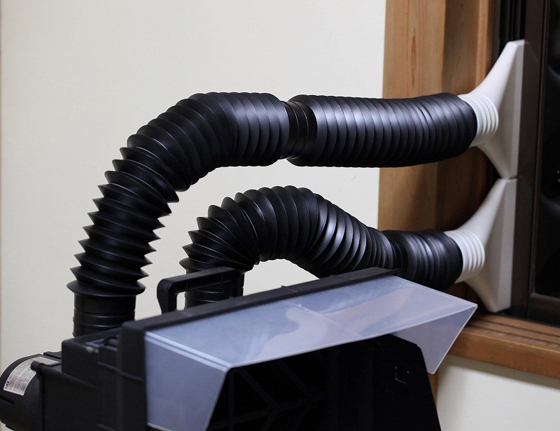 タミヤ スプレーワーク ペインティングブースII ツインファン 塗装