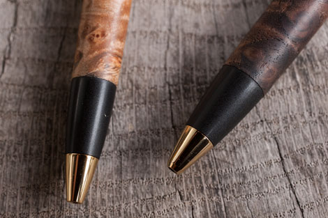 木のペンの部品を黒い部分だけ残して交換 | 野原工芸｜作り手の裏話