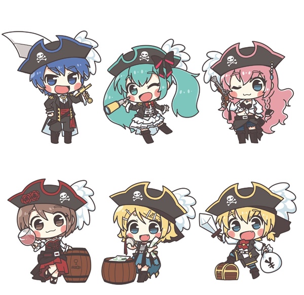 割引 鏡音レン 海賊 パイレーツ へちま アクリルスタンド アクリル