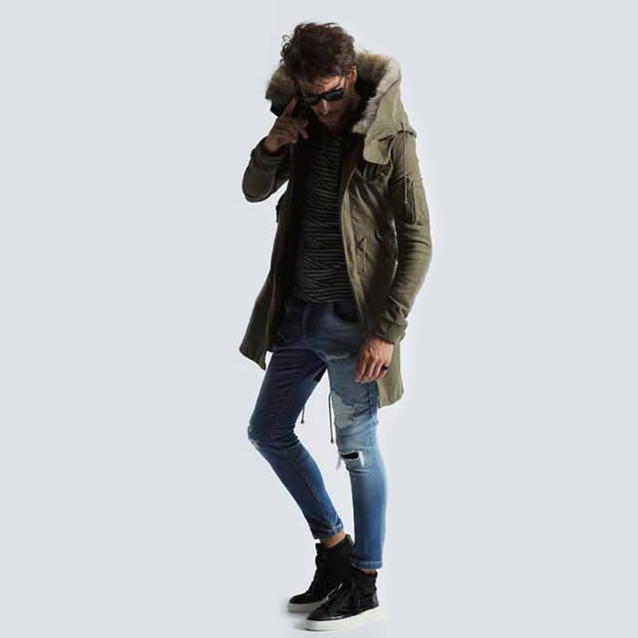 wjk M52 mods coat – stretch moleskine 1830 cs21 | wjk Exclusive