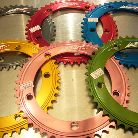 SUGINO ZEN カラークランク＆チェーンリング | W-BASE | BMX, PIST