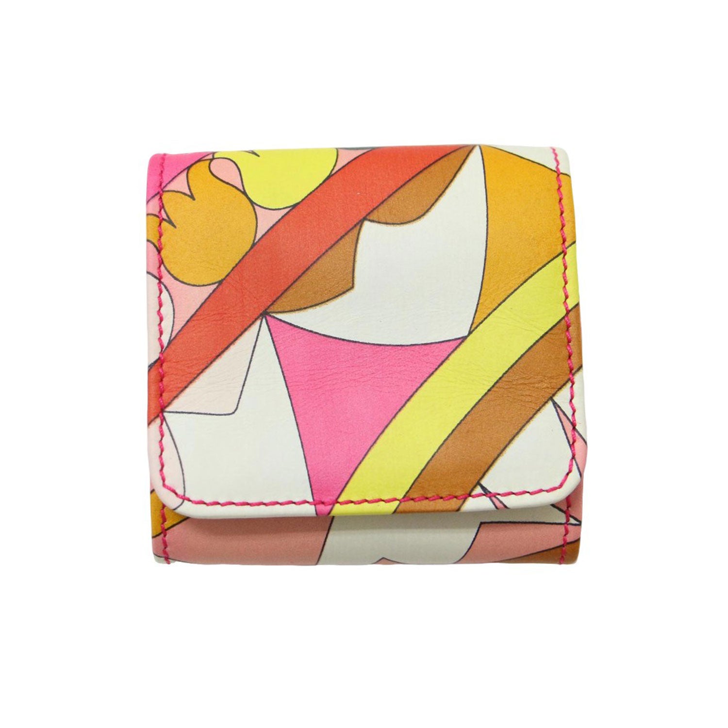 EMILIO PUCCI (エミリオプッチ) プッチ柄 カウレザー コインケース