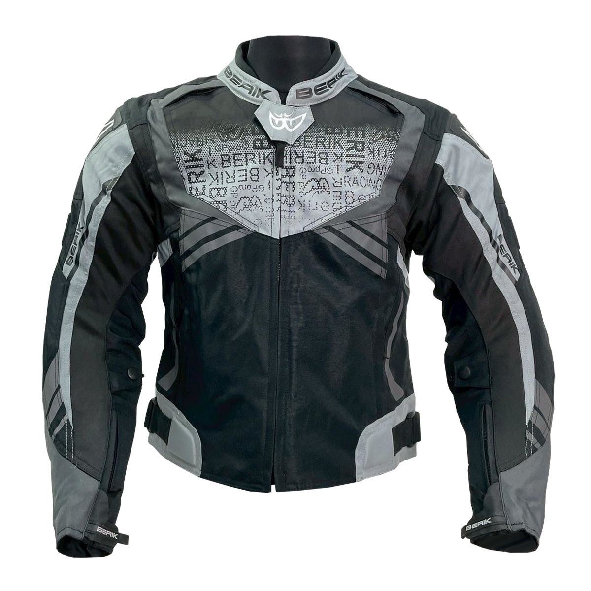 NJ-173302L-BK BLACK/GREY/GUN BERIK WOMEN'S NYLONJACKET ALL SEASON