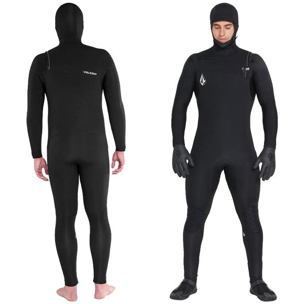 2024継続 VOLCOM MODULATOR 5/4/3mm HOOD CHEST ZIP FULLSUIT A9532206
