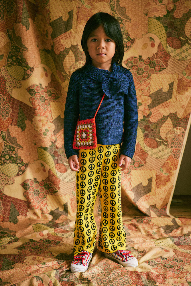 Misha & Puff】Izzy Pant - Mango Peace Jacquard – chu chu CHUPETERIA