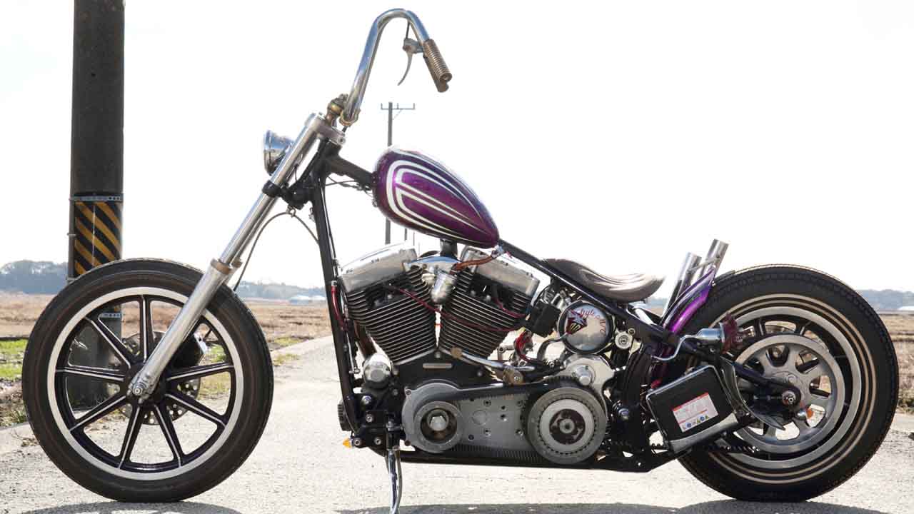 ソフテイル カスタム ファイル】まるでリジッド!? センスが光る