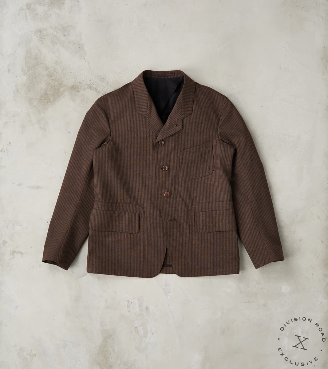 MotivMfg x DR English Hunt Work Jacket - Fox Brothers® Walnut