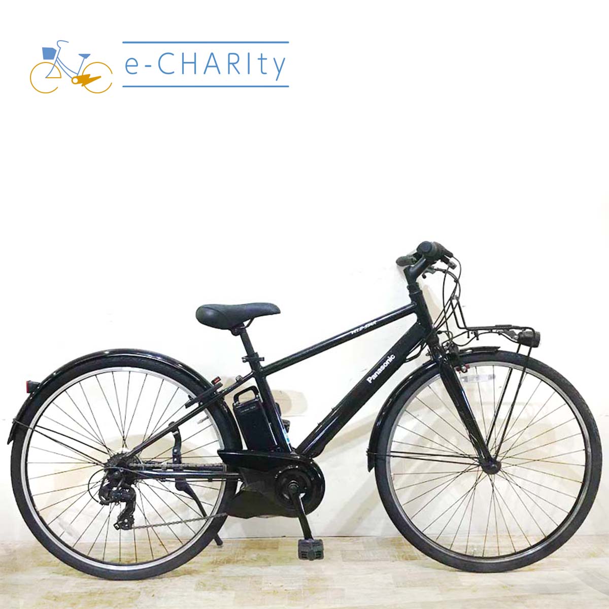 中古電動自転車 パナソニック ベロスター ブラック 700×38C KY121 – e