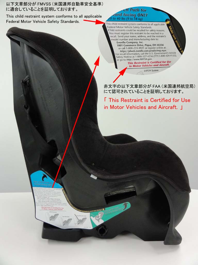 乳幼児兼用チャイルドシート（Convertible Car Seat）