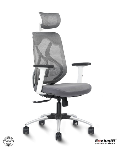 ZEN High Back ZX (Grey Chair) – Exclusiff Seating Sytems