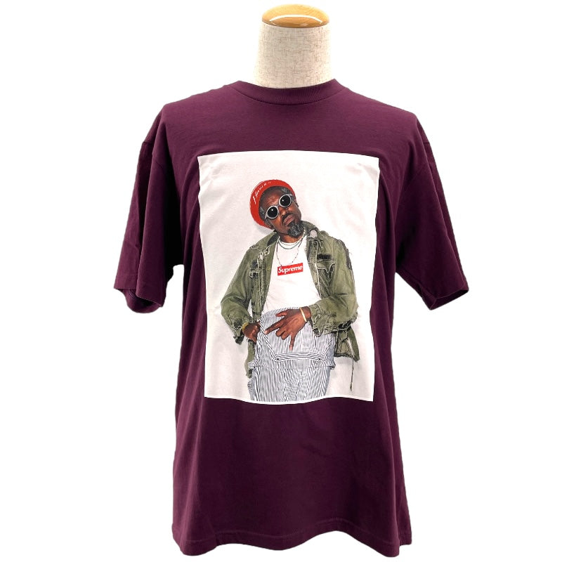 シュプリーム SUPREME Andre3000 Tee エッグプラント コットン メンズ