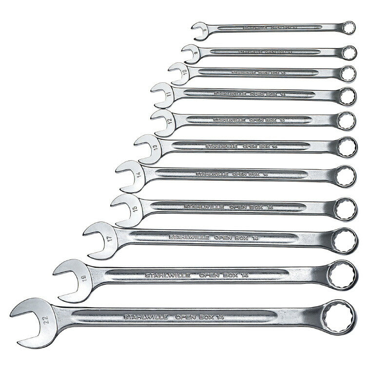 日本正規品 スタビレー 片目片口スパナセット(ロング) (14/11