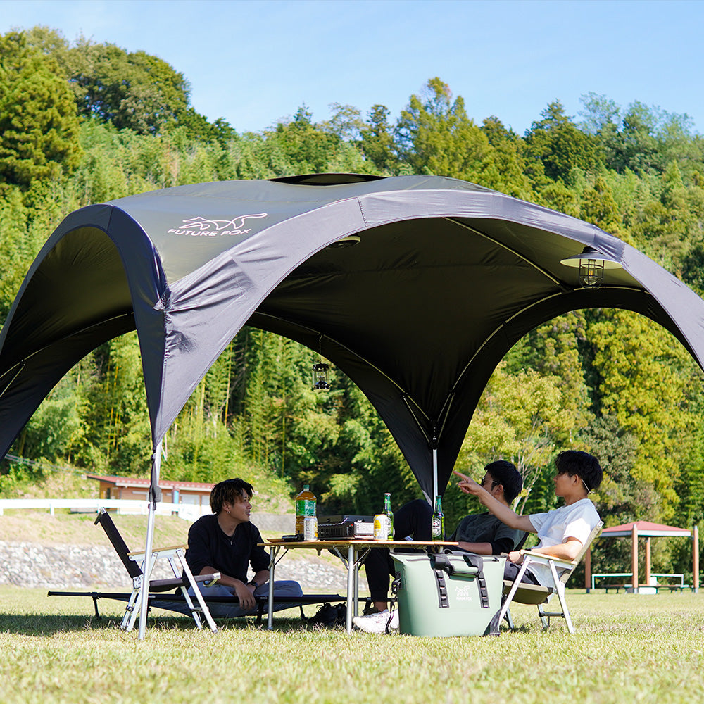 FOX-TARP 自立式タープ ポリエステル 耐水圧2000mm UVカット｜FUTURE