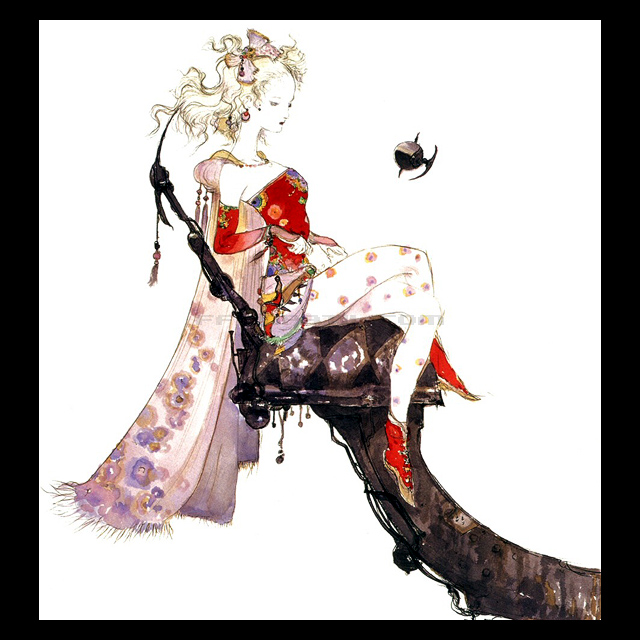 FF6 ティナ：天野喜孝氏のコンセプトアート ─ 全マップ完備