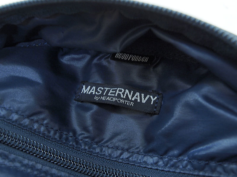 HEAD PORTER 'MASTER NAVY'ニュー ウエストバッグ マスター ネイビー