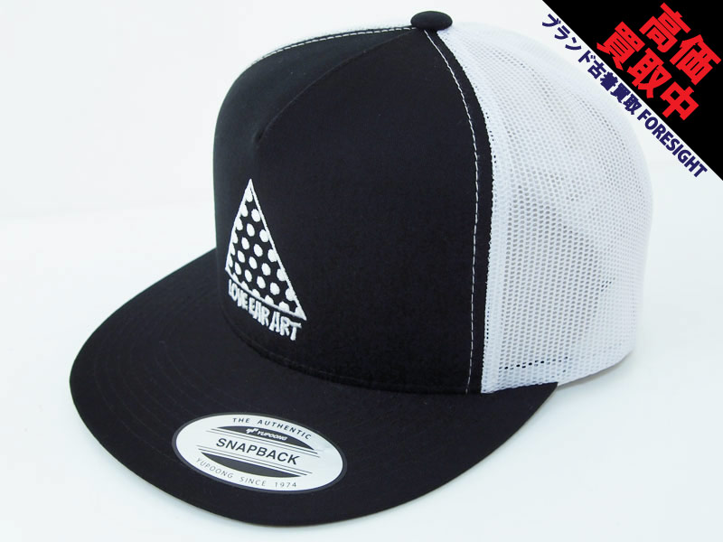 新品ラブイヤーアート個展メッシュキャップキムタク着用個展限定