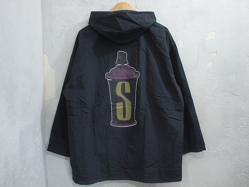 STUSSY 'HIGH GLOSS NYLON BENCH COAT'ナイロン ベンチコート
