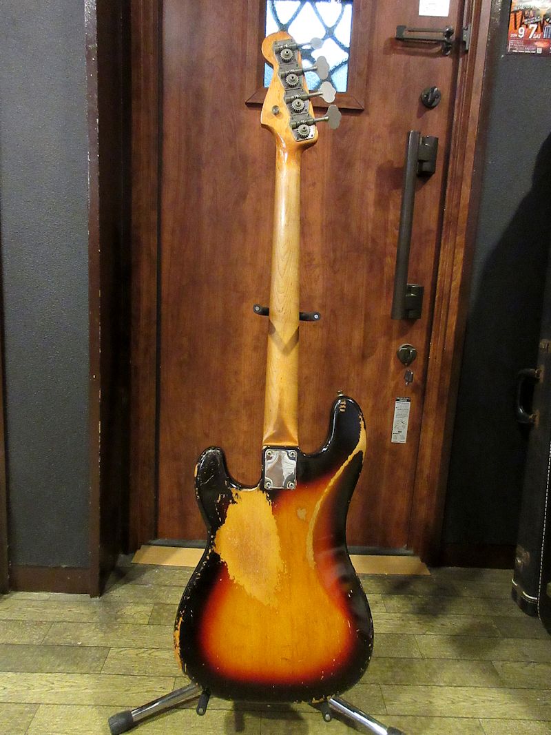 1962 Fender Precision Bass Sunburst - ヴィンテージギター買取り