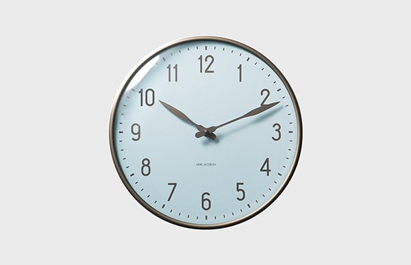 国内正規品】壁掛け時計 掛け時計 北欧 / アルネ ヤコブセン STATION