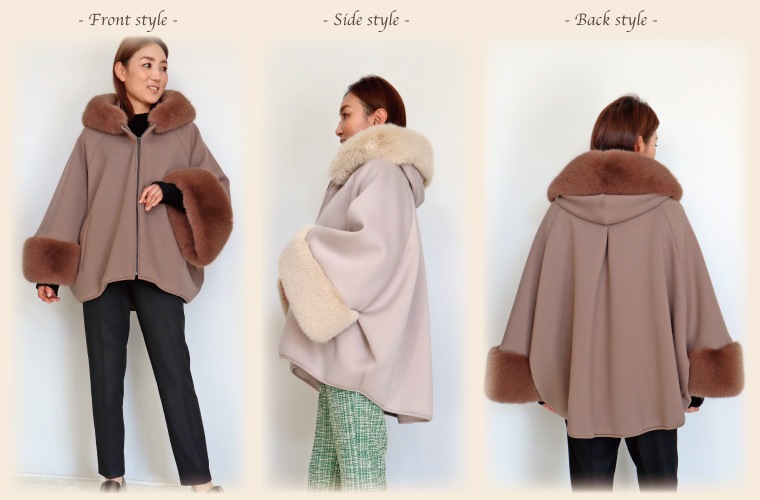 ポンチョ風コート/beatrice 8814｜beatrice｜フォルテシモ