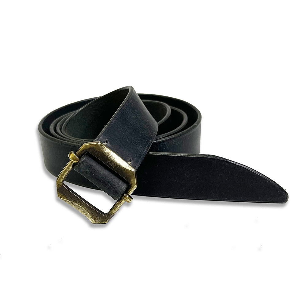 池之端銀革店【バッファローレザー】コキバックルベルト［IK-220B］