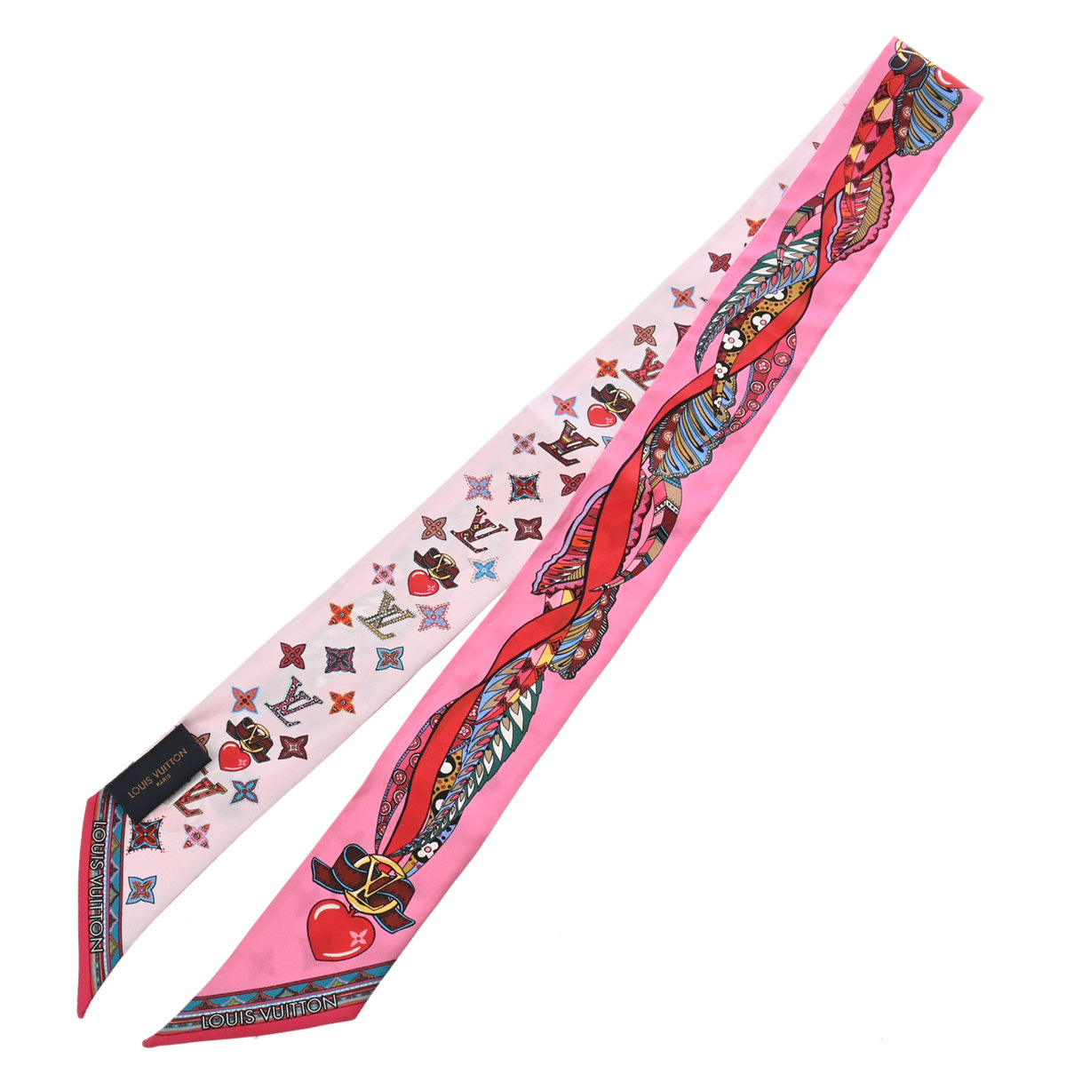 ルイヴィトン バンドーBB LVロマンス ピンク レディース シルク100