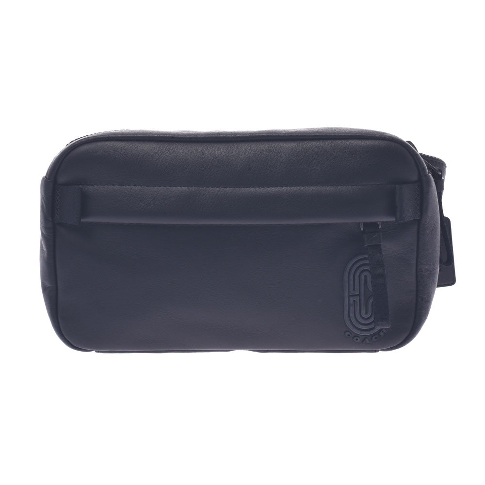 コーチボディバッグ アウトレット 黒 ユニセックス カーフ ウエスト