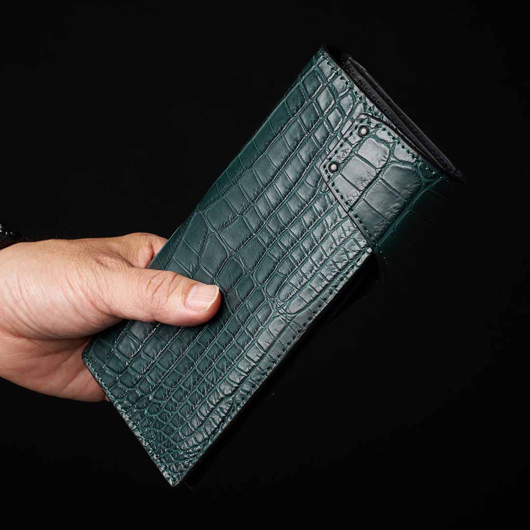 極上クロコ長財布 THE LAST ART PROJECT 「URBAN SLEEK POROSUS Elite