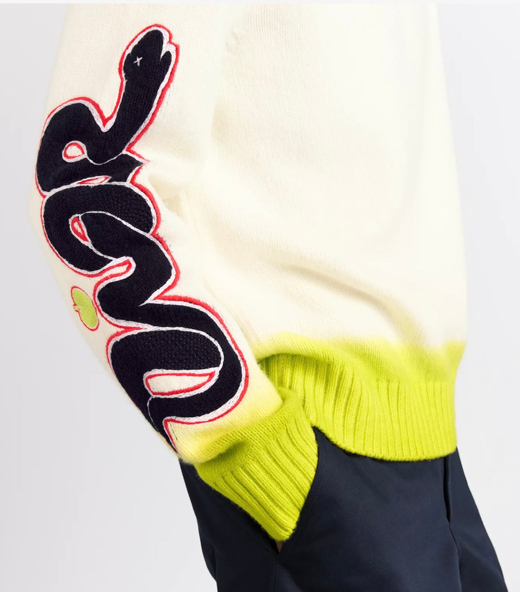 Dior x KAWS Embroidery Knitted Wool Sweater – Haiendo Shop