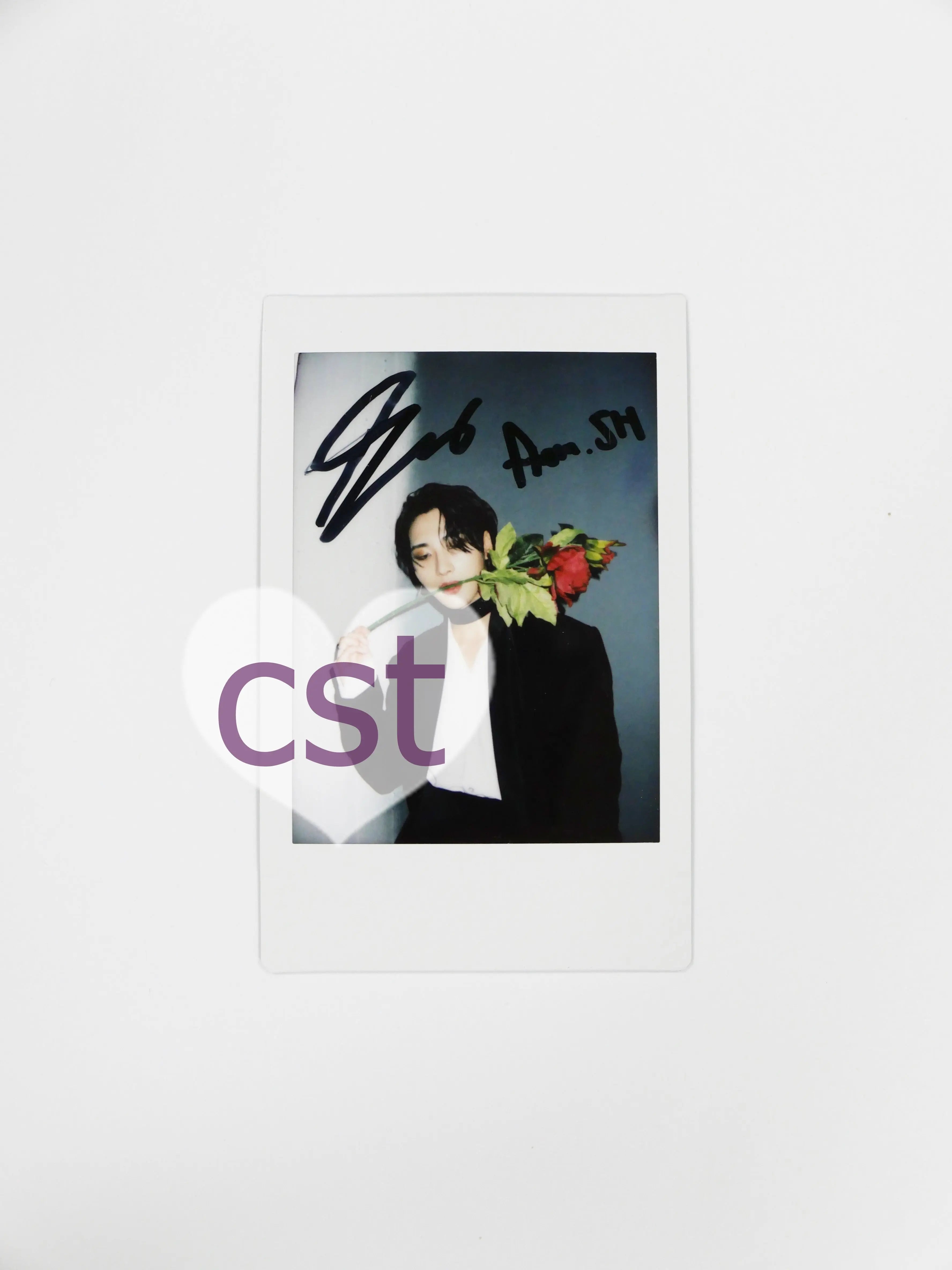 Seong Hwa (of Ateez) - Hand Autographed(Signed) Polaroid
