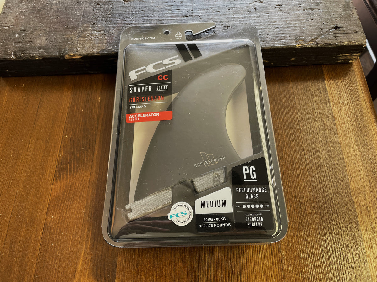 FCS II CHRISTENSON TRI-QUAD FIN SET Mサイズ トライフィン クワッド