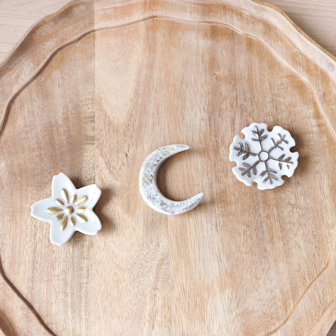 西川貞三郎商店】箸置きセット 雪月花 ｜ 徳永こいのぼり公式「晴れと