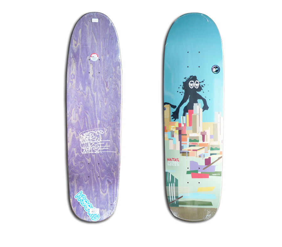 KROOKED NATAS KAUPAS GUEST DECK (8.88 x 32.15inch) ナタス カウパス