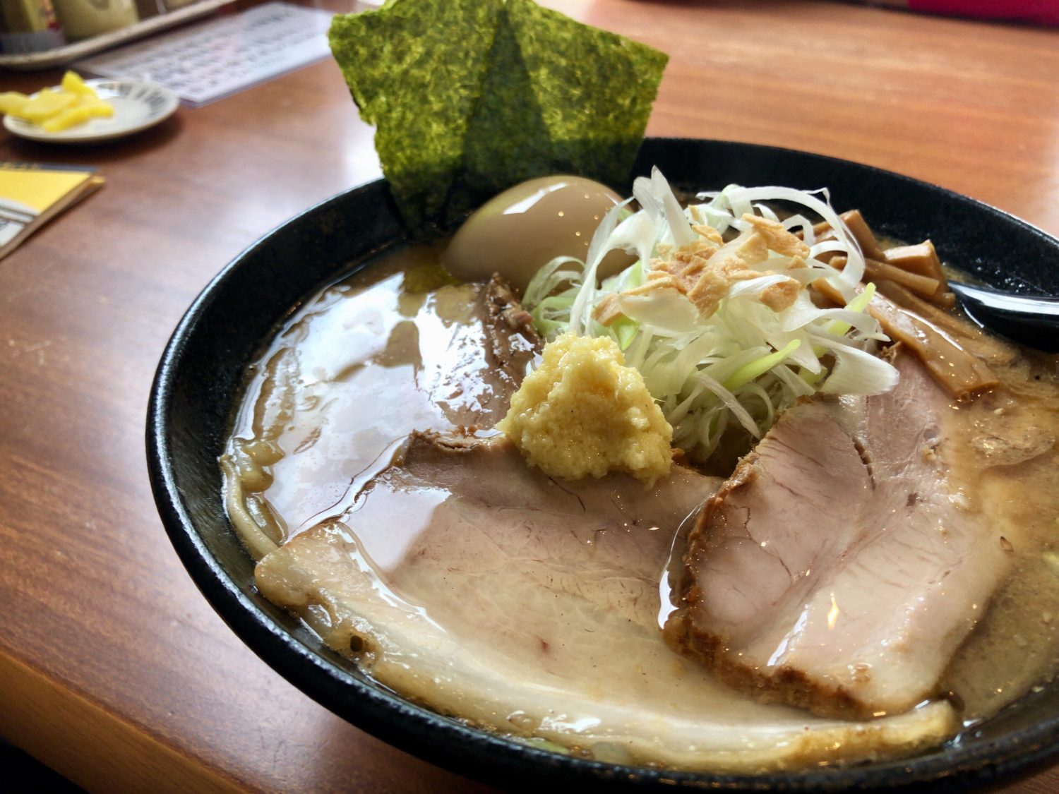 昭和レトロ 排骨麺 パイコーメン 食品サンプル 直径約21.5cm 町中華